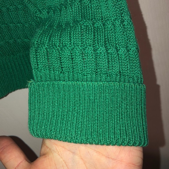 Perry Ellis Kelly Green Cardigan - Picture 3 of 5